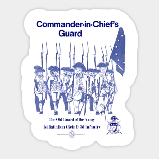 Commander-in-Chief's Guard - alternative color Sticker